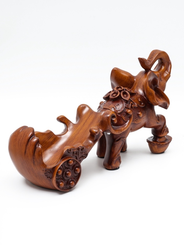 Подставка для бутылки "Слон" под дерево, 34х13х20см