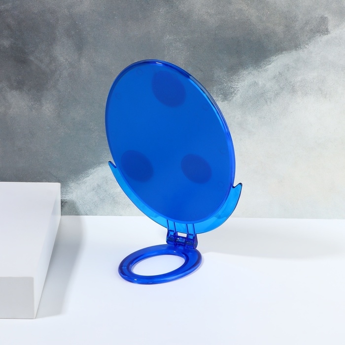 Зеркало настольное - подвесное, зеркальная поверхность 12,5 × 16,5 см, цвет МИКС Зеркало настольное - подвесное, зеркальная поверхность 12,5 × 16,5 см, цвет МИКС