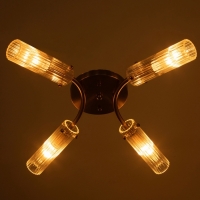 Люстра "Рико" 4х40Вт Е27 бронза 46х40х18см Люстра "Рико" 4х40Вт Е27 бронза 46х40х18см