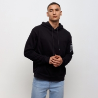 Худи мужское MINAKU "Решайся", цвет чёрный, размер 48