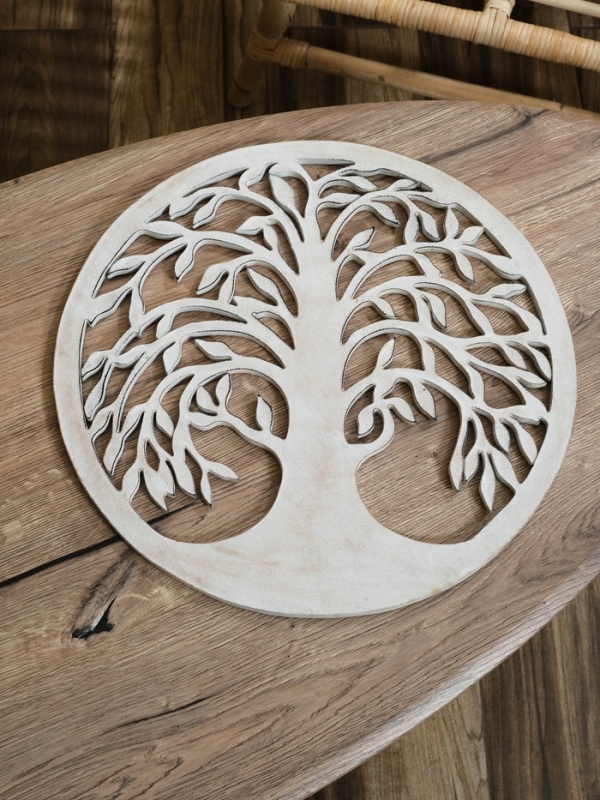 Панно резное МДФ Панно резное МДФ "Древо жизни", 40х40х0,6 см