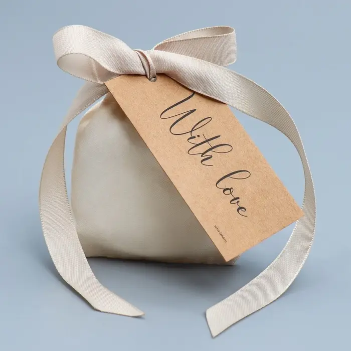Мешочек подарочный из хлопка &laquo;Для тебя&raquo;, 7 х 9 см +/- 1.5 см +/- 1.5 см