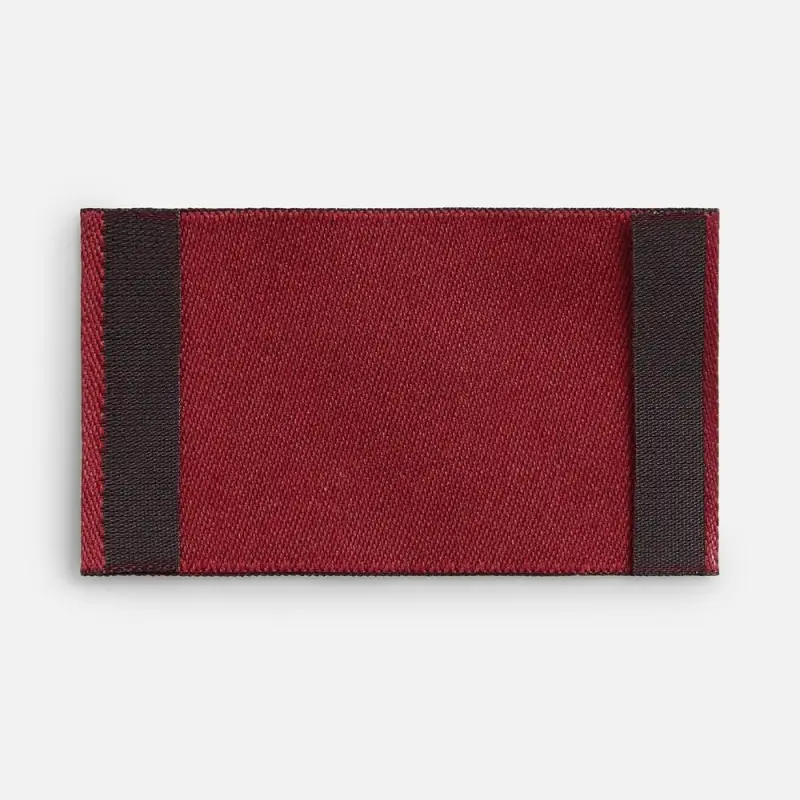 Лейбл тканевый Epsilon, M, бордовый