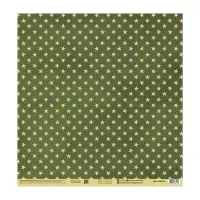 Бумага для скрапбукинга &laquo;Армейские звёзды&raquo;, 30,5 х 32 см, 190 г/м&sup2;