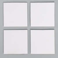 Набор холстов на магните &laquo;Квадрат&raquo;, 7,5 см, 4 шт