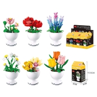 Конструктор &laquo;Цветы в горшочке&raquo;, 6 видов, МИКС
