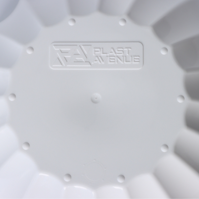 Кашпо для цветов с автополивом &laquo;Ракушка&raquo;, 2,4 л, цвет белый