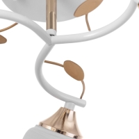 Люстра "Елена" 3х60Вт Е27 белый/золото 45х45х23см Люстра "Елена" 3х60Вт Е27 белый/золото 45х45х23см