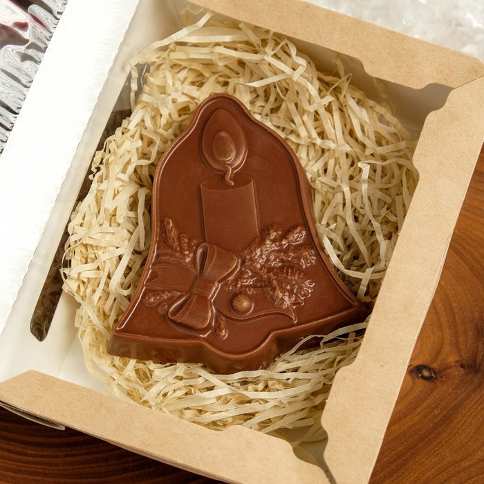 Шоколадная фигурка Колокольчик 1, 80 г Шоколадная фигурка Колокольчик 1, 80 г