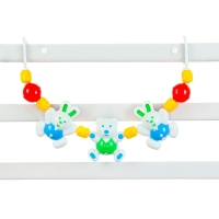 Растяжка на коляску/кроватку &laquo;Лесная сказка&raquo;, 3 игрушки, Аэлита