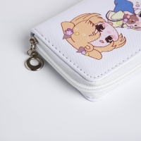 Кошелёк детский на молнии «Выбражулька», цвет белый Кошелёк детский на молнии «Выбражулька», цвет белый