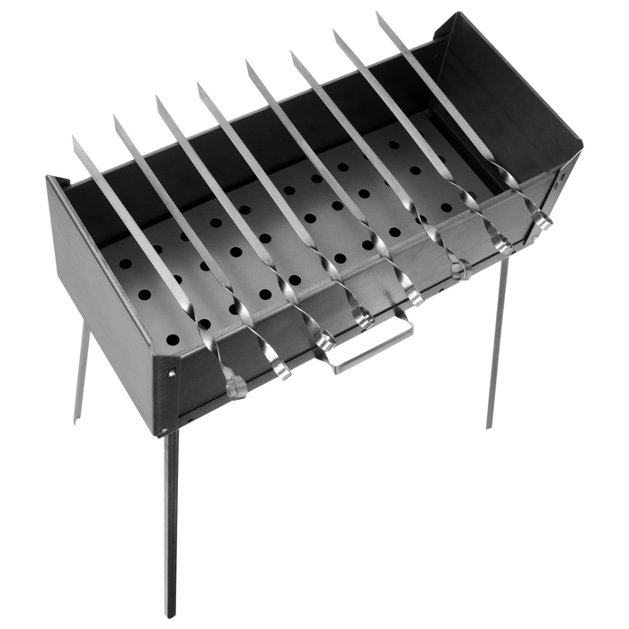 Мангал-дипломат «КЕДР» + 8 шампуров, 570 x 280 x 700, сталь 1,5 мм Мангал-дипломат «КЕДР» + 8 шампуров, 570 x 280 x 700, сталь 1,5 мм