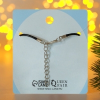 Кулон унисекс &laquo;Клык&raquo; волк, цвет белый в серебре, 50 см