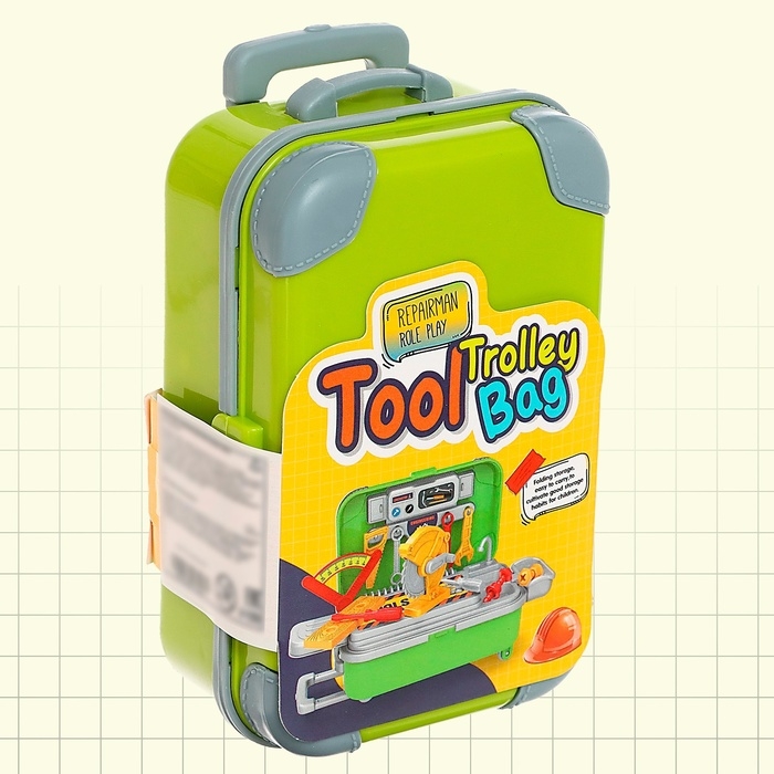 Набор детских инструментов &laquo;Чемодан на колесах&raquo;, цвет МИКС