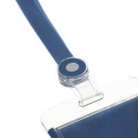 Бейдж вертикальный 54 х 85 мм, ErichKrause акриловый корпус, силиконовая лента, микс