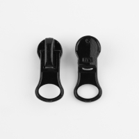 Бегунок автоматический для водонепроницаемой молнии &laquo;Спираль&raquo;, реверсивный, №5, 10 шт, цвет чёрный