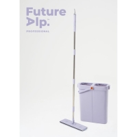 Швабра с отжимом и ведром Future Alp &laquo;4 clean system&raquo;, высота швабры 140 см, 3 профессиональные насадки