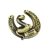 Подкова новогодняя в коробке &laquo;Новый год: С Новым годом&raquo;,5.5 см