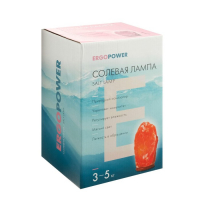 Солевая лампа Ergopower ER 502, 220 В, 15 Вт, 3-5 кг Солевая лампа Ergopower ER 502, 220 В, 15 Вт, 3-5 кг