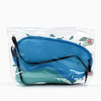 Подарочный набор &laquo;Авокадо&raquo;: косметичка, маска для сна и расчёска