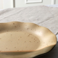 Тарелка керамическая &laquo;Самоцвет&raquo;, 21.5 см, цвет бежевый