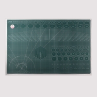 Мат для резки, трёхслойный, 90 × 60 см, А1, цвет зелёный Мат для резки, трёхслойный, 90 × 60 см, А1, цвет зелёный