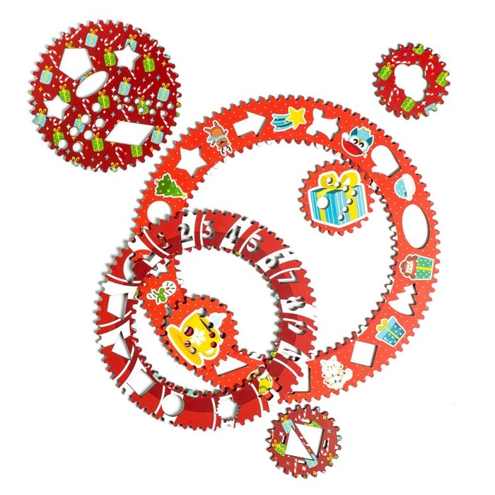 Спирограф &laquo;Новый год&raquo;