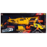 Бластер «Скорострел», стреляет мягкими пулями, работает на батарейках Бластер «Скорострел», стреляет мягкими пулями, работает на батарейках