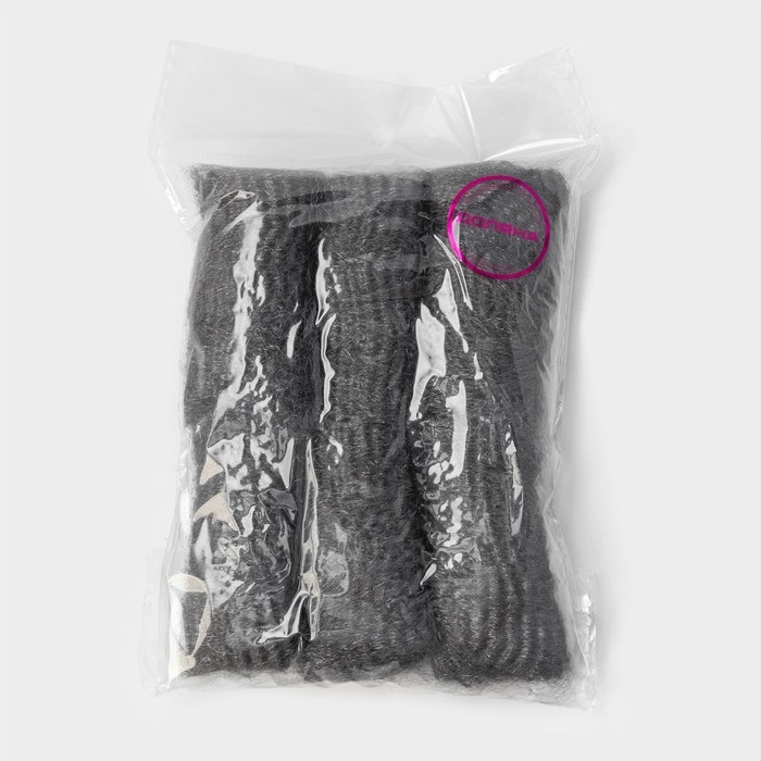 Губки для посуды Доляна, 6 шт, ультратонкое металлическое волокно, 6&times;3 см