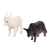 Набор животных с обучающими карточками &laquo;Фермерское хозяйство&raquo;, животные пластик, карточки, по методике Монтессори