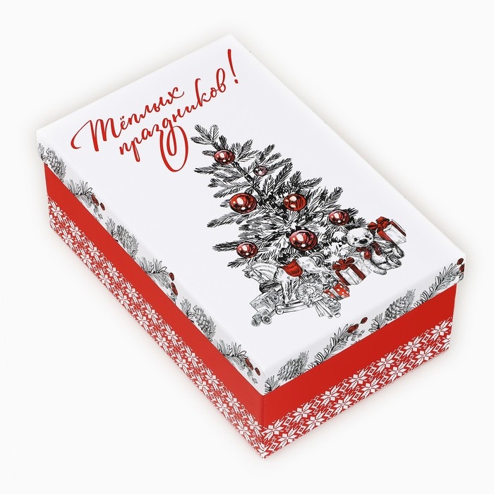Набор подарочных коробок 5 в 1 &laquo;Уютного нового года&raquo;, 22 х 14 х 8,5 ‒ 32.5 х 20 х 12.5 см, Новый год