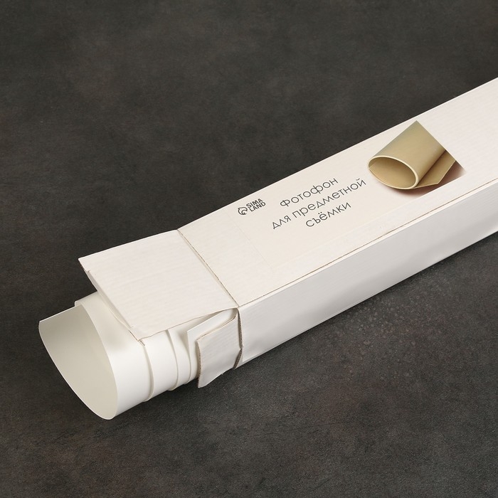 Фотофон для предметной съёмки Фотофон для предметной съёмки "Белый" ПВХ, 100 х 70 см