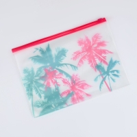 Сумка для купальника "Пальма", 24*17см, цвет розовый Сумка для купальника "Пальма", 24*17см, цвет розовый