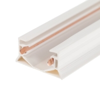 Однофазный трек 2TRA шина, TR-03, 2м, усиленный, накладной, белый Однофазный трек 2TRA шина, TR-03, 2м, усиленный, накладной, белый