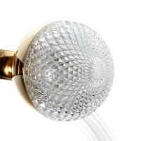 Светильник BayerLux "Ланел" 2хLED 90Вт золото 39,5х10,5х65-185 см