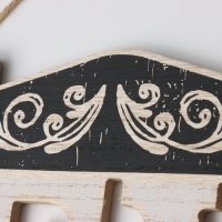 Крючки декоративные дерево "Домик. Ключи" 3,5х35х17,5 см