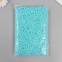 Набор бусин "Жемчуг" d 6 мм, 250 гр, голубая бирюза