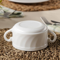 Бульонница стеклокерамическая Trianon, 300 мл, цвет белый