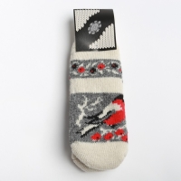 Варежки женские шерстяные, цвет белый, размер 20-22 Варежки женские шерстяные, цвет белый, размер 20-22