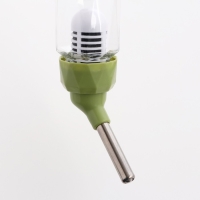 Поилка для грызунов, 125 мл, крепление-пружинка, зелёная