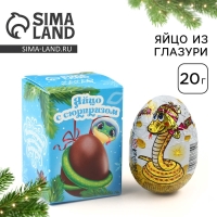 Шоколадное яйцо &laquo;Символ года&raquo;, 20 г