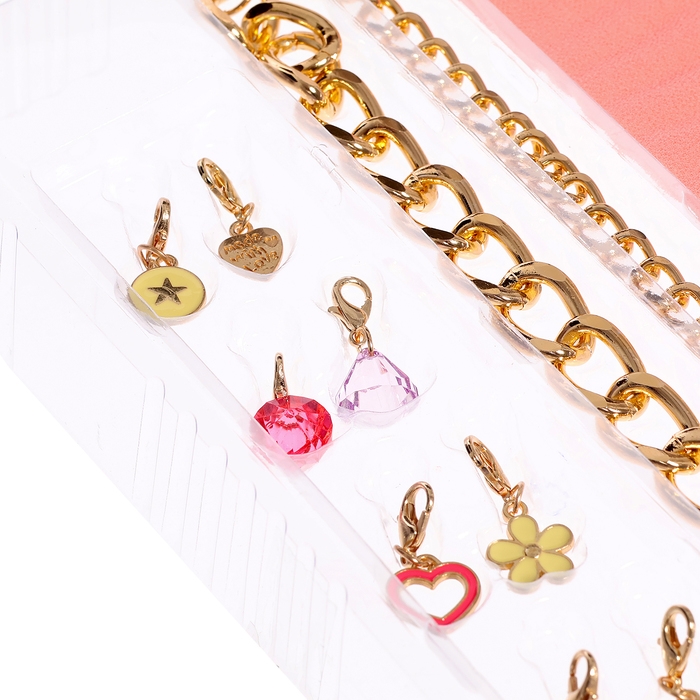 Набор для творчества &laquo;Создай украшение&raquo;, браслеты, сиреневый