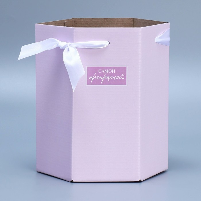 Переноска складная шестигранник &laquo;Самой прекрасной&raquo;, 17 &times; 14,8 &times; 19,5 см