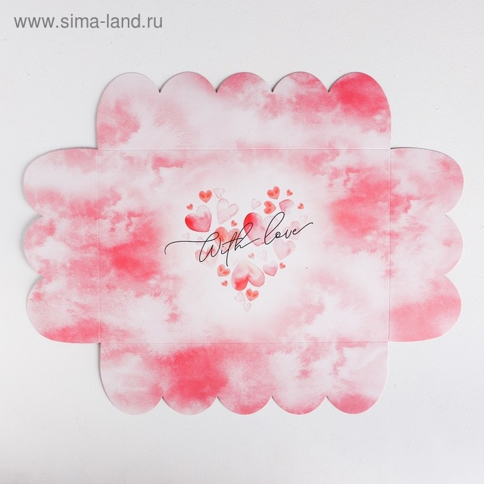 Коробка для печенья, кондитерская упаковка с PVC крышкой, «Для любимых», 20 х 30 х 8 см Коробка для печенья, кондитерская упаковка с PVC крышкой, «Для любимых», 20 х 30 х 8 см