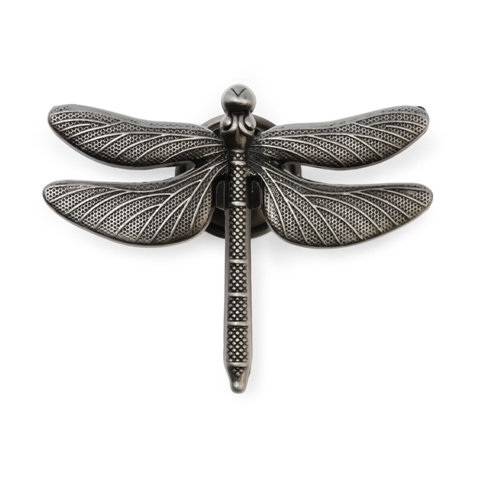 Ручка-кнопка CAPPIO PRO "Стрекоза" 47 x 60  мм, цвет стар. серебро