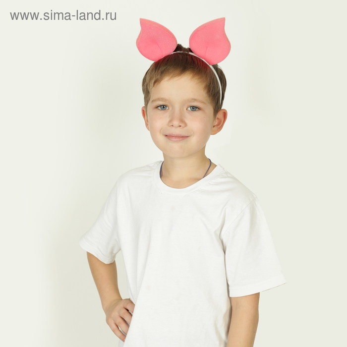 Карнавальный Ободок&laquo;Уши поросенка&raquo; поролон