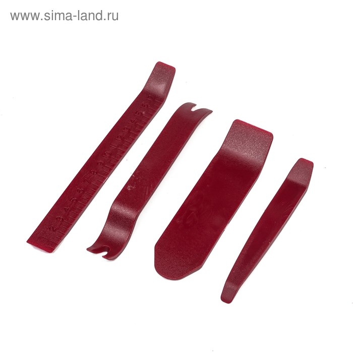 Инструмент для разбора пластика в авто, набор 4 предмета