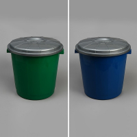 Бак хозяйственно-бытовой &laquo;Колор&raquo;, 50 л, с крышкой, цвет МИКС