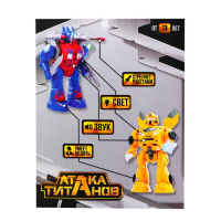 Робот &laquo;Оптимус&raquo;, ходит, стреляет, световые и звуковые эффекты, работает от батареек