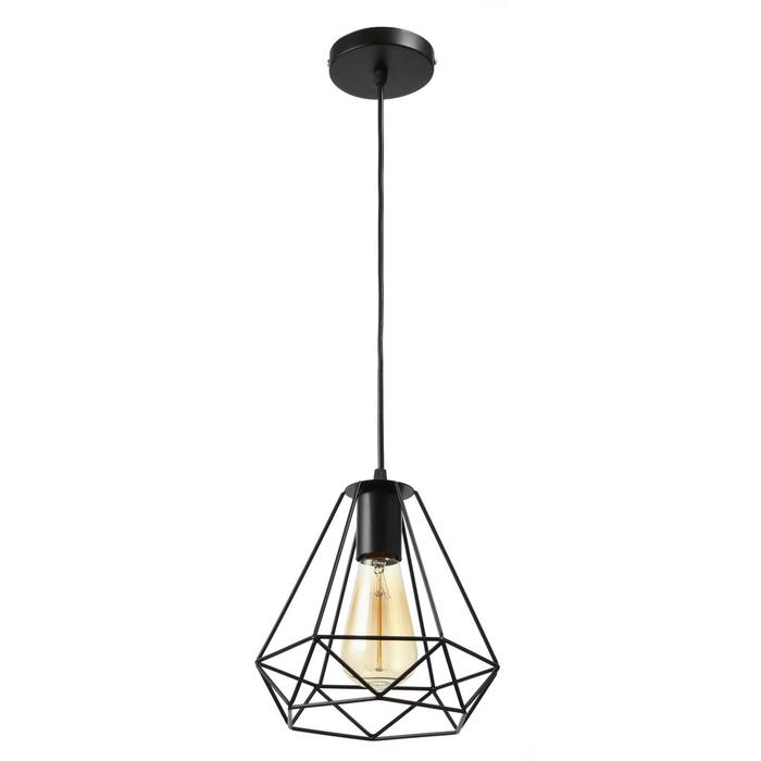 Светильник BayerLux Подвес Светильник BayerLux Подвес "Лофт" 1x40Вт E27 черный 20х20х120 см